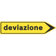 freccia deviazione a destra